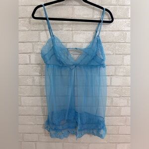 Blue Lace Women's Intimate Sleepwear